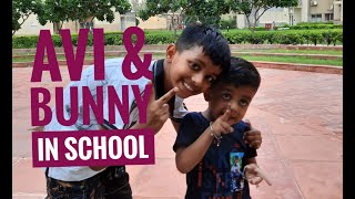 Avi & Bunny in School