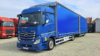 Mercedes-Benz Actros 1842 2015 Tandem Jumbo 120m³ Curtainsider Truck + Trailer presented by SAJMON