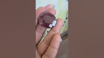Natural Ruby Stone big size Weight 64+crt #rubystone #gemstones #shorts