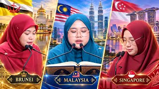🇲🇾 🇸🇬 🇧🇳 Top 1, 2, and 3 of the 66th International Tilawah and Hafazan Al-Qur'an Assembly in Mala...
