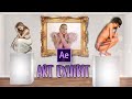 3d art exhibit tutorial | after effects