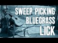 Bryan Sutton Style Sweep Picking - Bluegrass Guitar Lesson Tutorial