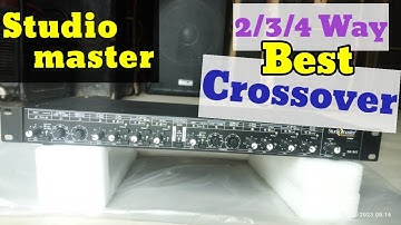 Studio master SX-341 2/3/4 Way system Crossover  | Sabse best Crossover for Dj setup & live show S23