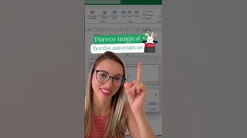 Bordas automáticas no Excel!