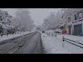 4K Athens 2021 Agia paraskevi heavy snow Gopro Hero 9