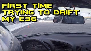 First time drifting | Learning how to drift