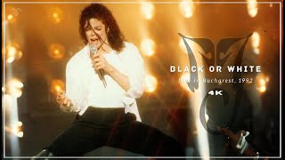 Michael Jackson - Black Or White (Dangerous Tour Bucharest - 4K)