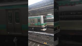 【東京駅】常磐快速線（JR東日本E231系電車）上野東京ライン直通 品川駅行の発車（東京都・鉄道）JR EAST Joban Line Rapid at Tokyo Station JAPAN