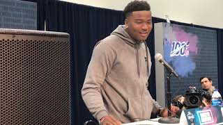 Dwayne Haskins At Nfl Combine