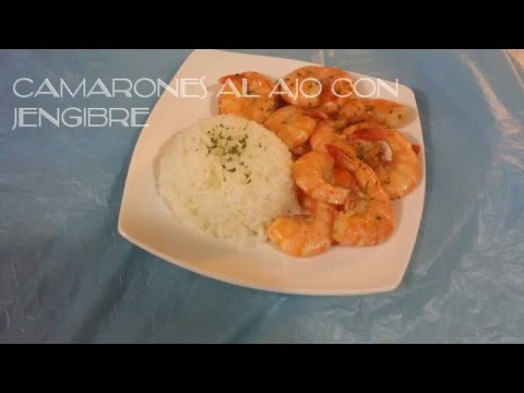 Video: Cocinar Camarones Marinados Con Ajo, Jengibre Y Chile