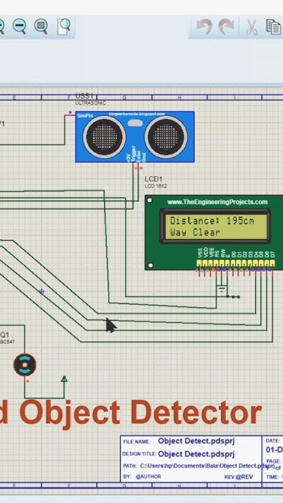 Arduino objects detection circuit - YouTube