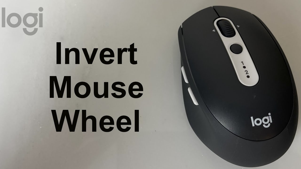 Logitech M585 Invert Mouse Scroll Wheel - DIY EASY - YouTube