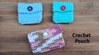 How to Crochet a Coin Purse | Quick and Easy Crochet Pouch ( Hindi )