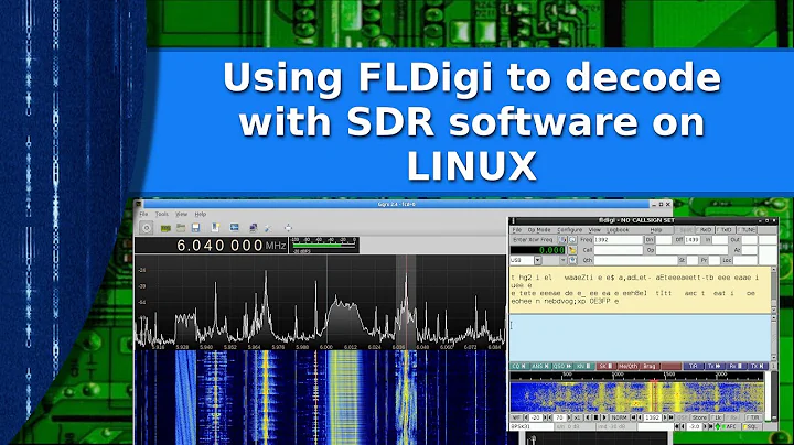 Ham Radio - Linux - Decoding signals from your SDR using FLDigi and Pulse Audio