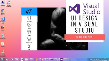 UI designing in Windows Form Application Visual C#
