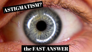 Astigmatism Explained in One Minute