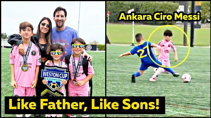 🔥Messi Sons Dominates Weston Cup as Ciro RECREATES Ankara Goal for Inter Miami Academy