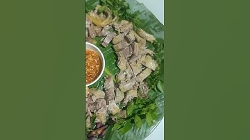 Vịt tiết canh cho bữa cơm đạm bạc,#amthuc , @DoanhHG23