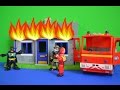 Imaginext Batman Fireman Sam Episode Jail On Fire Play-doh pontypandy playskool toys