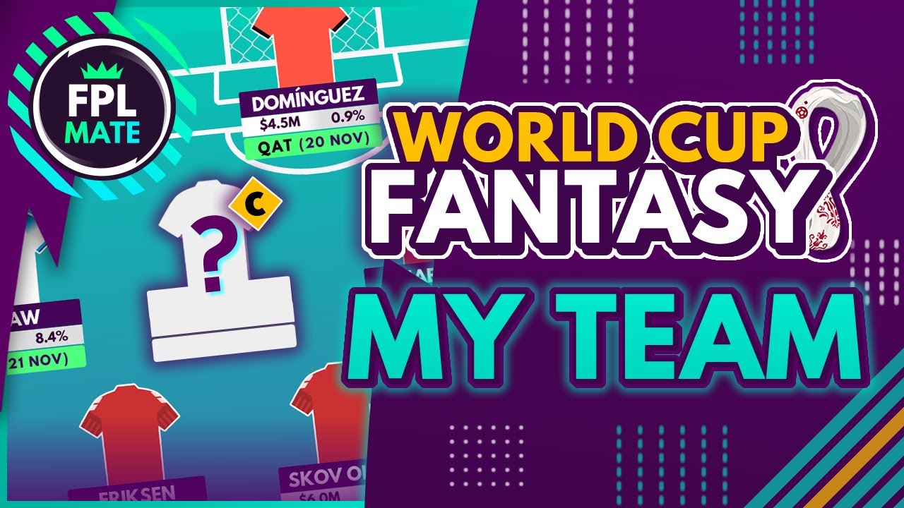 MY WORLD CUP FANTASY TEAM! Matchday 1 World Cup 2022 Fantasy First
