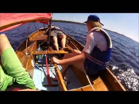 Messing about in a Mirror dinghy - YouTube