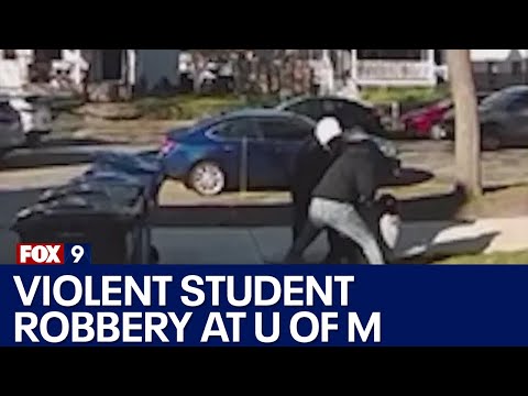 Ring video captures University of Minnesota student robbery