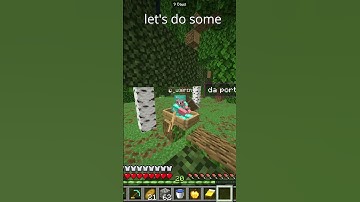 Day 9 of tree mining #minecraft #challenge