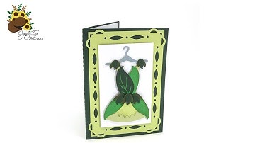 Fairy Dress A7 Card SVG Assembly Tutorial