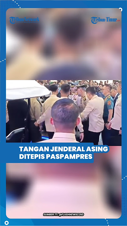 PRABOWO MARAH! Paspampres Langsung Didorong usai Tepis Tangan Jenderal Asing