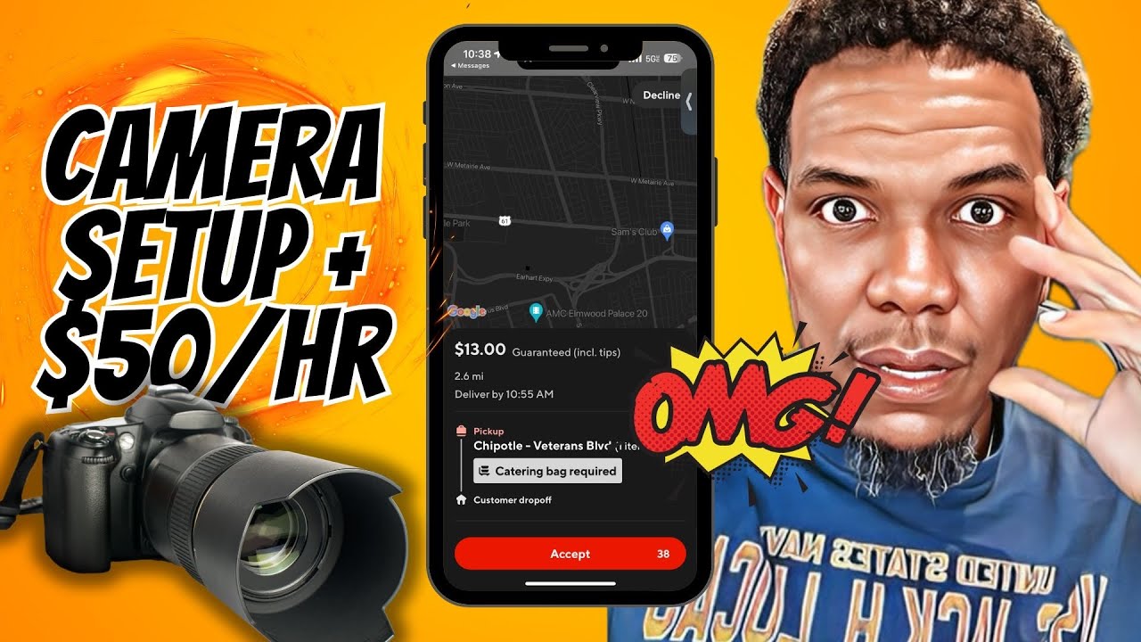 An ABSOLUTELY INSANE 50 HR DAY camera Setup DoorDash Dlivrd An absolutely insane 50 hr day camera setup doordash dlivrd