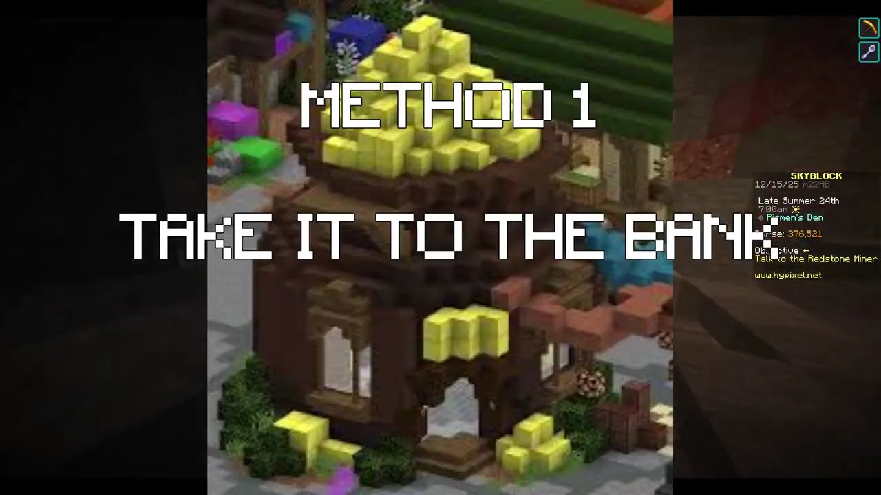 Hypixel Skyblock | How I get 8 MILLION COINS a day JUST BY LOGGING IN