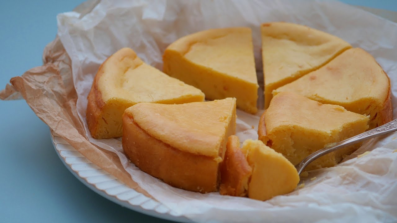 「幸せの黄色いケーキ」ワンボウル混ぜるだけ!簡単でコク旨♡さつま芋のチーズケーキ | Sweet Potato Cheesecake