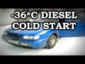 DIESEL COLD STARTS compilation | -36*C | s.3 ep.63 | Холодный запуск в мороз -36*C дизель