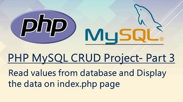 Select From MySQL DB and Show on PHP Page-PHP MySQL CRUD Application-Part 3