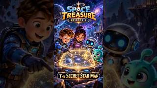 Space Treasure EP2 🚀The Secret Star Map ✨Where will it lead #Shorts #space  #Animation #adventure