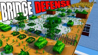 Green Army Men BRIDGE FORTRESS vs CHRISTMAS INVASION?!  Attack on Toys