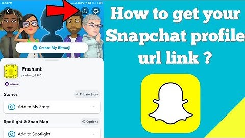 How to copy Snapchat profile link