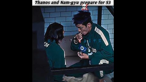 Thanos vs Nam-gyu 💀🎬 Countdown to Squid Game Season 3 #shorts #squidgame