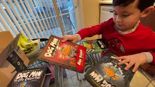 Amazon Unboxing for DOG MAN BOOK series