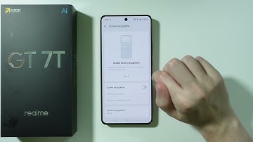 Realme GT 7T: Schermherkenning in- en uitschakelen