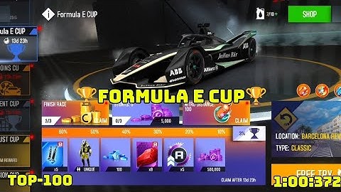 Asphalt 8 | 🏆Formula E Cup🏆 | Barcelona Reverse | Top-100 [1:00:372]
