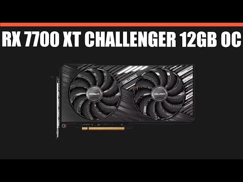 Видеокарта ASRock Radeon RX 7700 XT Challenger 12GB OC
