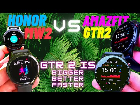 Head to Head of Honor MagicWatch 2 vs Amazfit GTR2 Review & Comparison | Letting Go Of MW2
