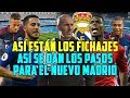 ASÍ ESTÁN LOS FICHAJES DEL MADRID 2019-20  ZIDANE TOMA EL ...