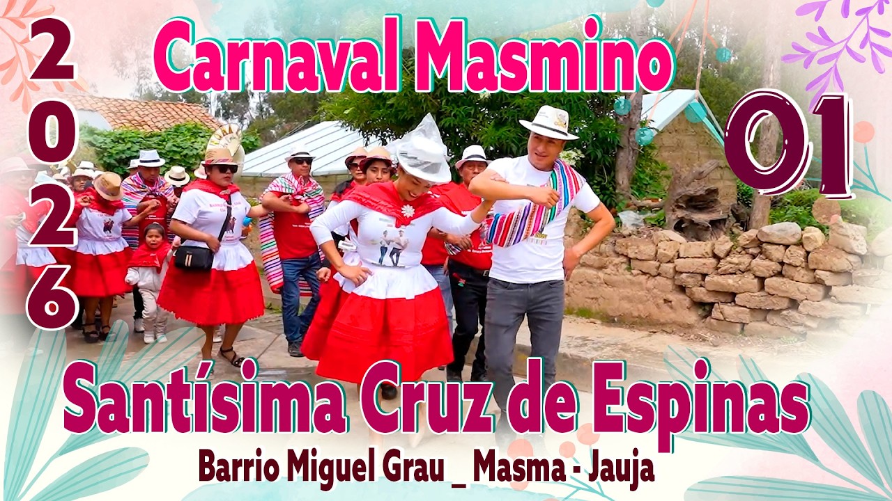🟢🍹 Carnaval Masmino  2026// Barrio Miguel Grau// Padrinos de Monte// Erika y Jhulmaro// VOL. 01