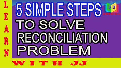 Reconciliation of Cost and Financial account