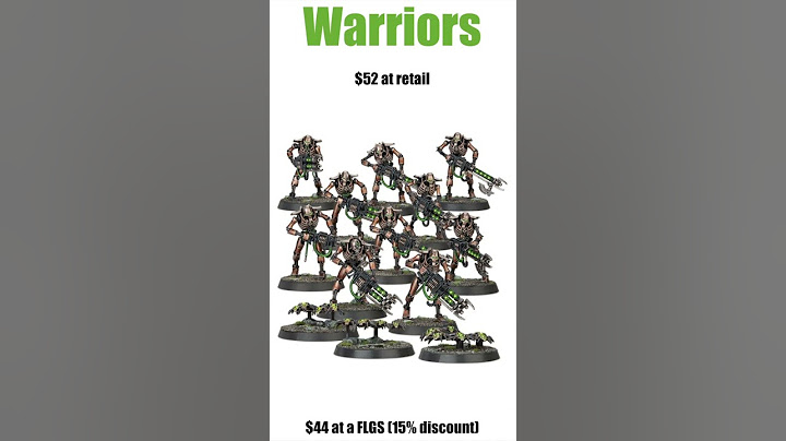 40k In $100:  Necrons