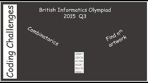 British Informatics Olympiad (BIO) 2015 Q3 - Combinatorics and artwork