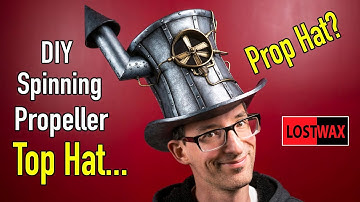 DIY Steampunk Top Hat / How to Make a Mad Hatter Hat, Powered By the Wind!