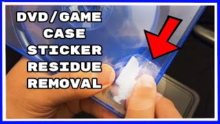 THIS WILL REMOVE STICKER RESIDUE FROM YOUR GAME/DVD CASES screenshot 4